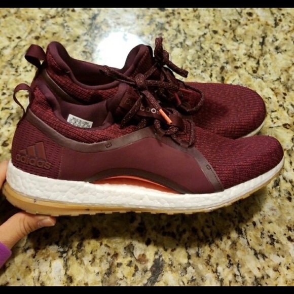 adidas pure boost maroon